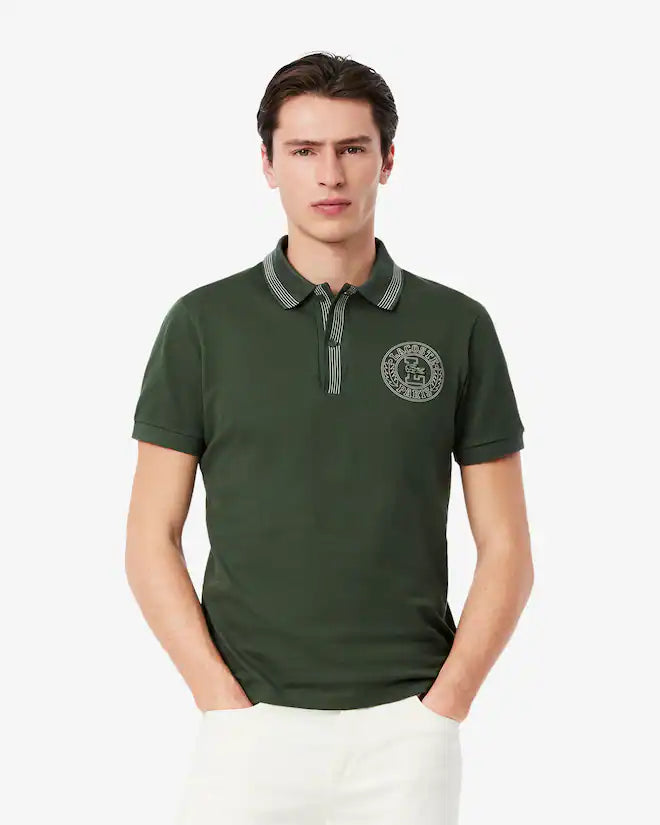 Lacoste en's Regular Fit L.12.12 Badge Print Polo