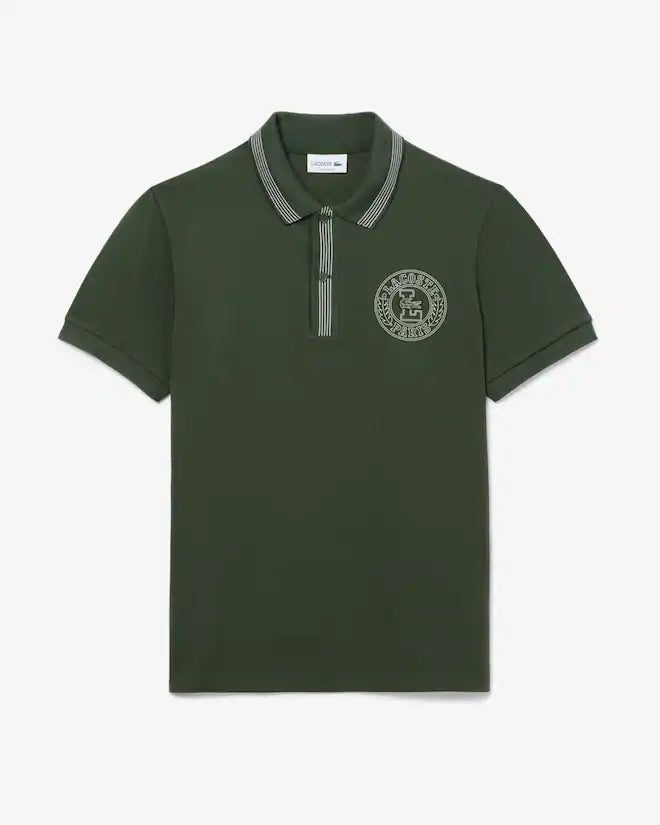 Lacoste en's Regular Fit L.12.12 Badge Print Polo