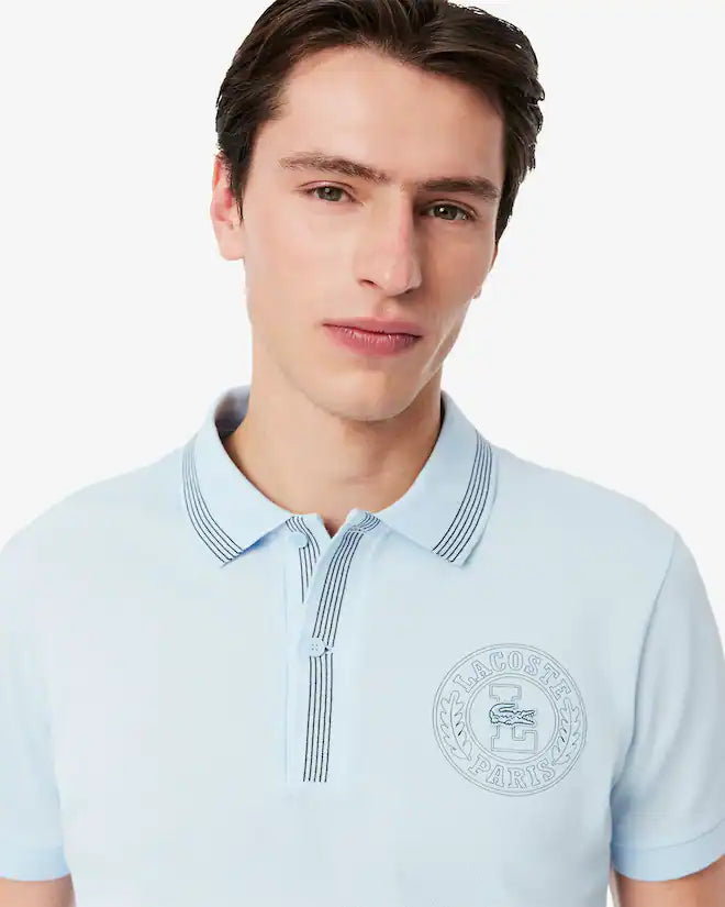Lacoste en's Regular Fit L.12.12 Badge Print Polo