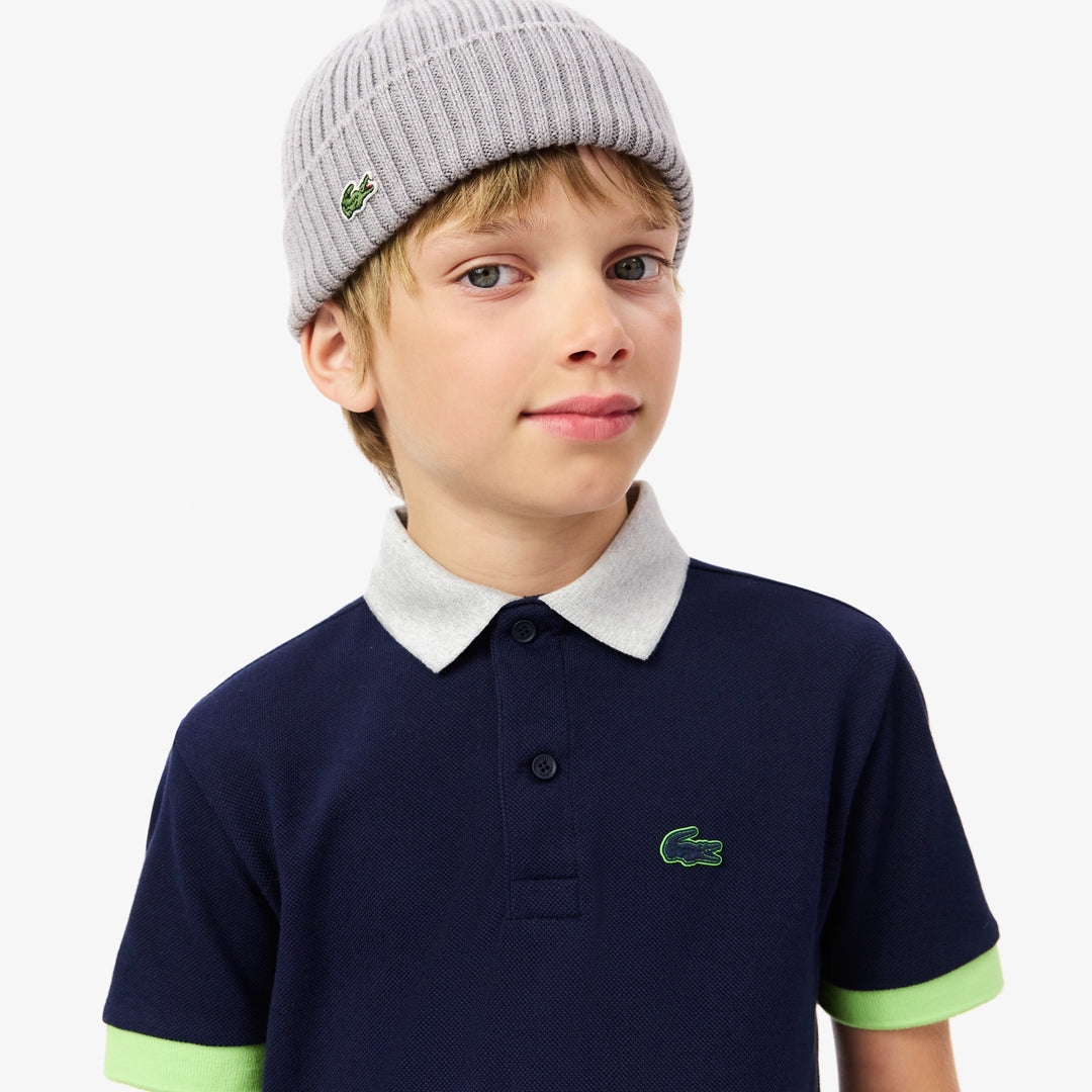 Lacoste Kids' Colorblock Piqué Polo