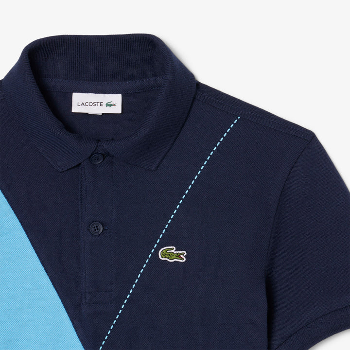 Lacoste Kids' Contrast Argyle Mini Piqué Polo