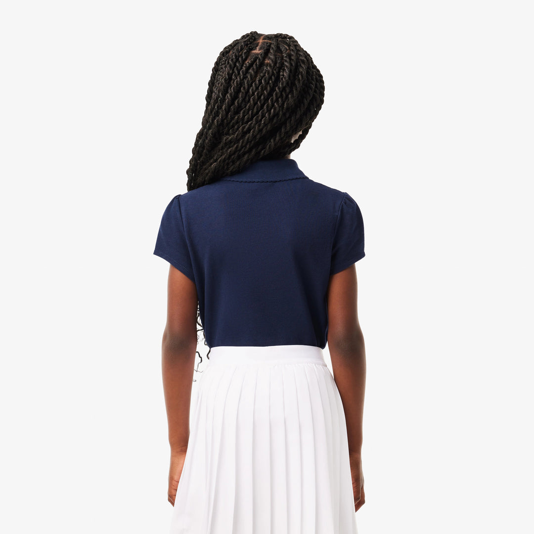 Lacoste Kids' Scalloped Collar Mini Piqué Polo