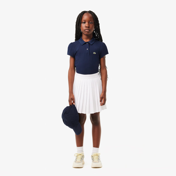 Lacoste Kids' Scalloped Collar Mini Piqué Polo