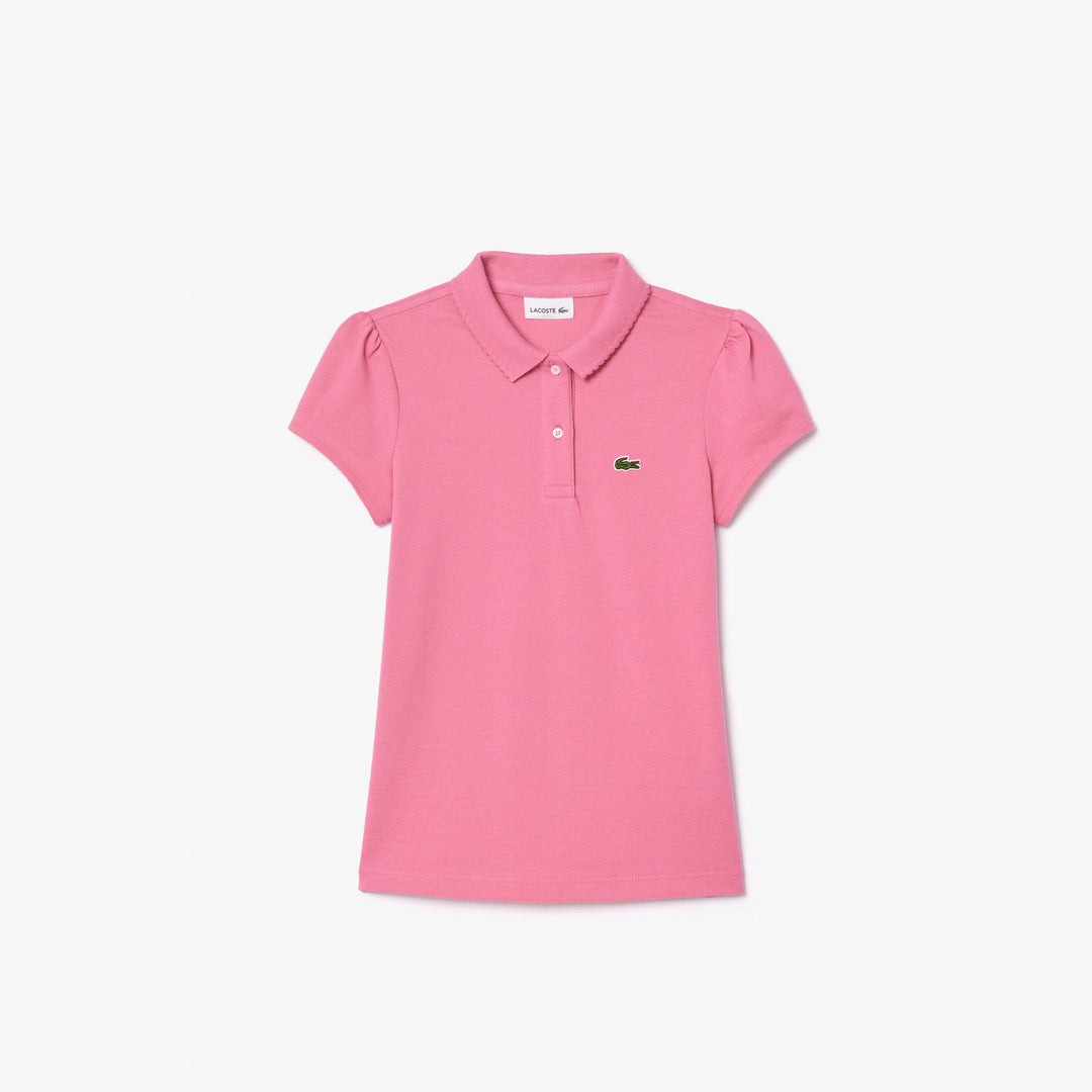 Lacoste Kids' Scalloped Collar Mini Piqué Polo