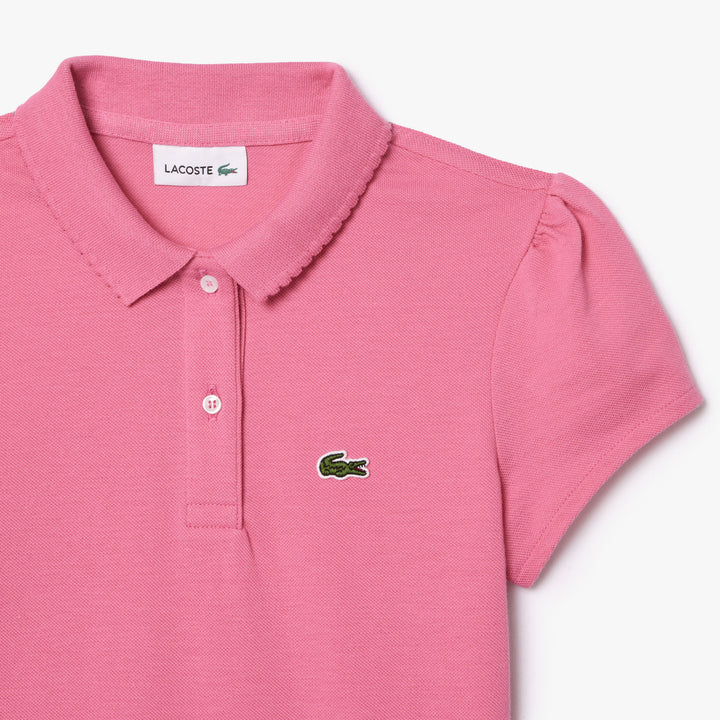 Lacoste Kids' Scalloped Collar Mini Piqué Polo