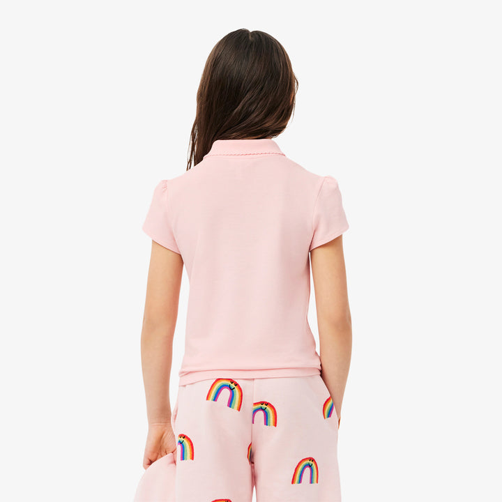 Lacoste Kids' Scalloped Collar Mini Piqué Polo
