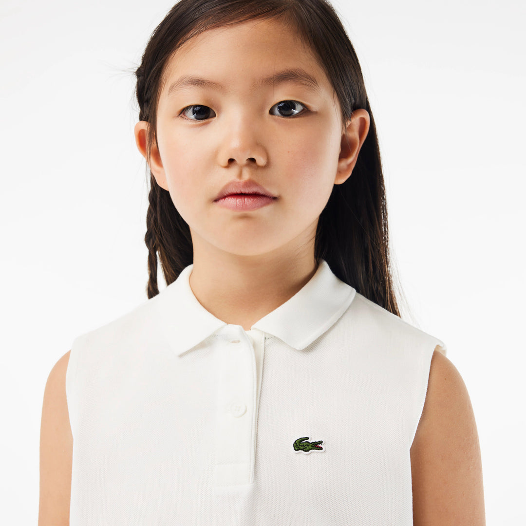 Lacoste Kids' Sleeveless Stretch Mini Piqué Polo