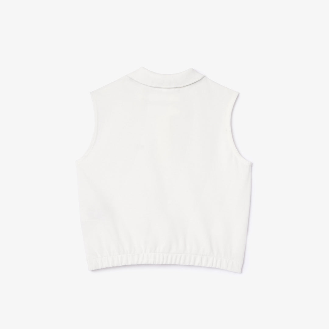 Lacoste Kids' Sleeveless Stretch Mini Piqué Polo
