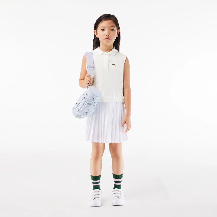 Lacoste Kids' Sleeveless Stretch Mini Piqué Polo
