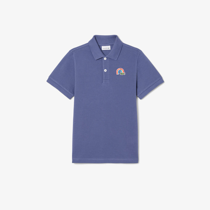 Lacoste Kids' Embroidery Accent Petit Piqué Polo