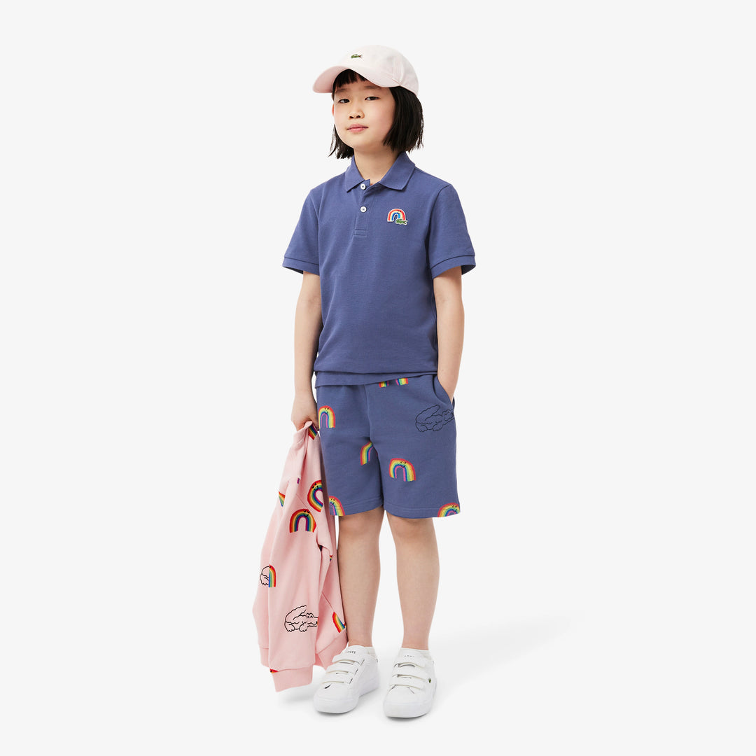 Lacoste Kids' Embroidery Accent Petit Piqué Polo