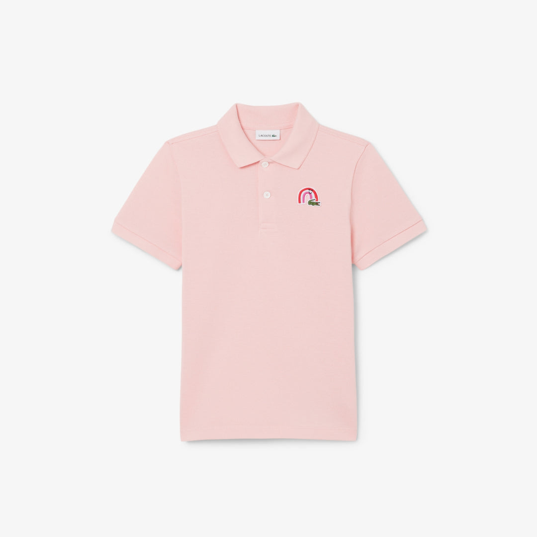 Lacoste Kids' Embroidery Accent Petit Piqué Polo