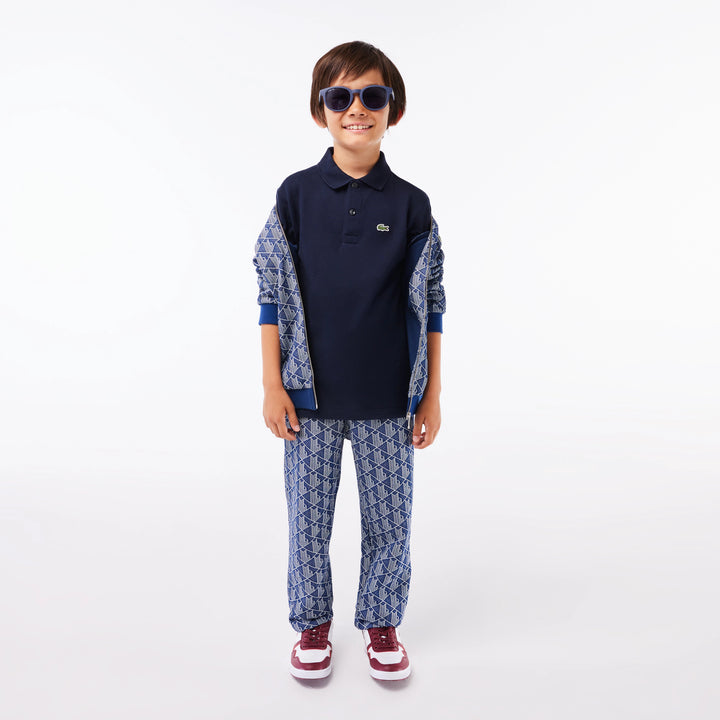 Lacoste Kids' Long Sleeve Petit Piqué Polo