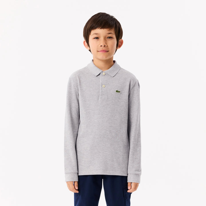 Lacoste Kids' Long Sleeve Petit Piqué Polo