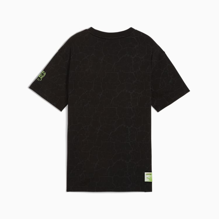 PUMA HOOPS x TMNT Big Kids' Relaxed All-Over Print Tee