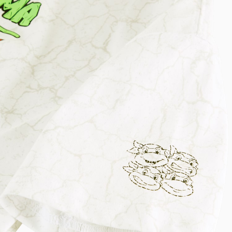 PUMA HOOPS x TMNT Big Kids' Relaxed All-Over Print Tee