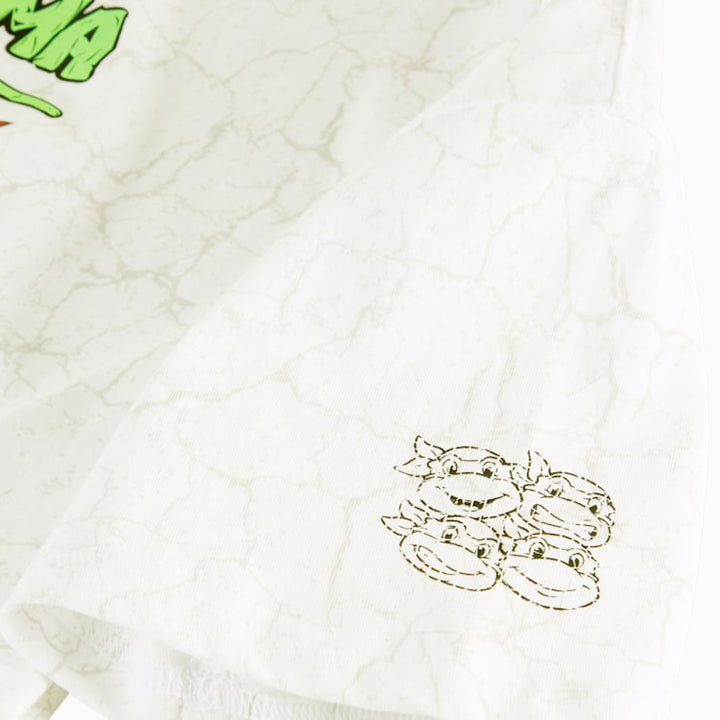 PUMA HOOPS x TMNT Big Kids' Relaxed All-Over Print Tee