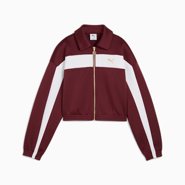 PUMA Women's Relaxed Crop Track Jacket