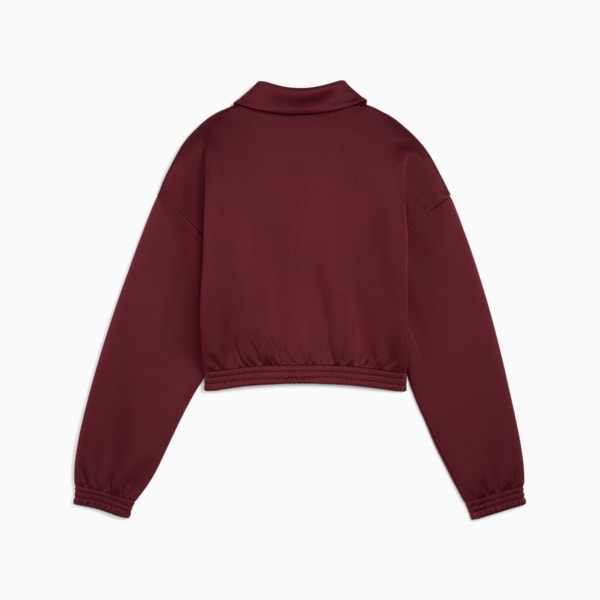 PUMA Women's Relaxed Crop Track Jacket