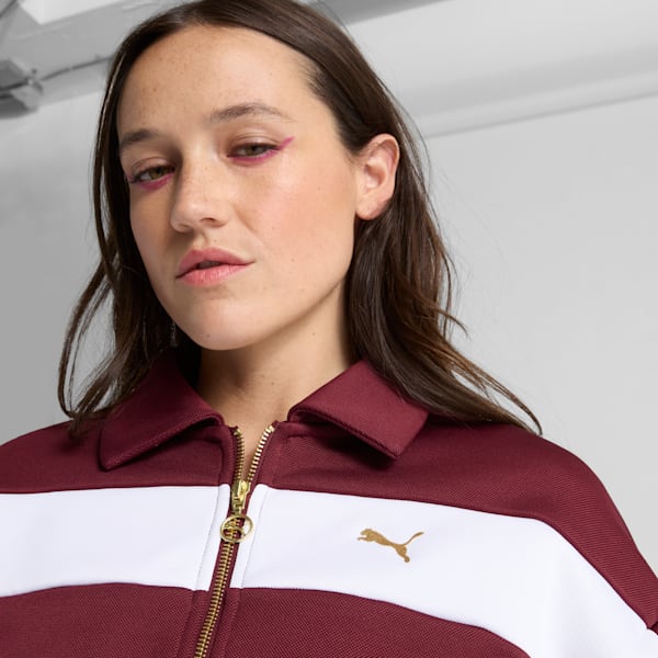 PUMA Women's Relaxed Crop Track Jacket