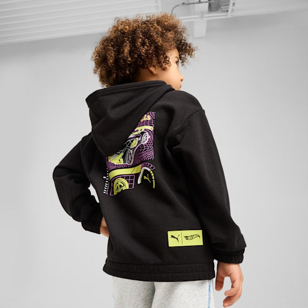 PUMA x HOT WHEELS™ Little Kids' Relaxed Graphic Hoodie