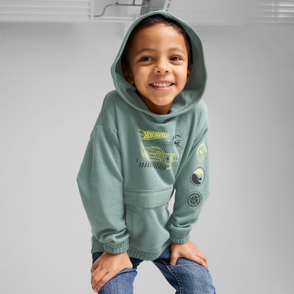 PUMA x HOT WHEELS™ Little Kids' Relaxed Graphic Hoodie