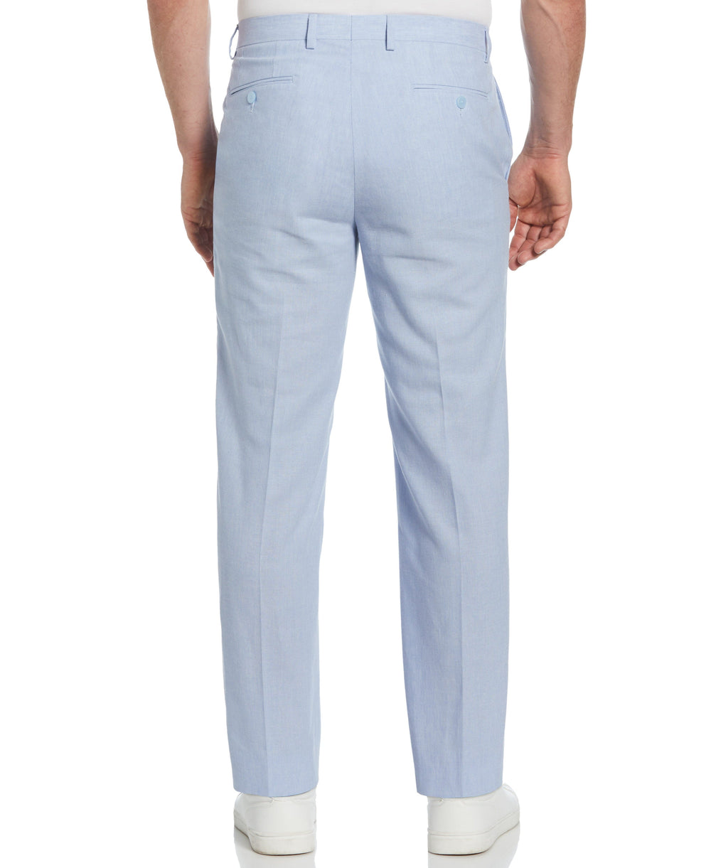 Slim Fit Linen Blend Suit Pant