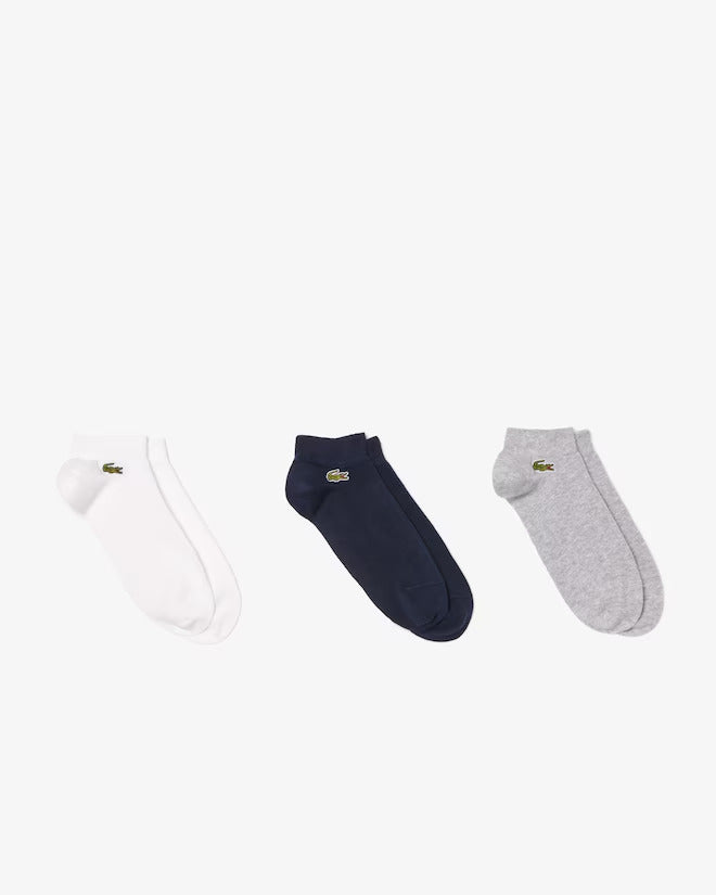 Lacoste Unisex 3-Pack Ankle Socks