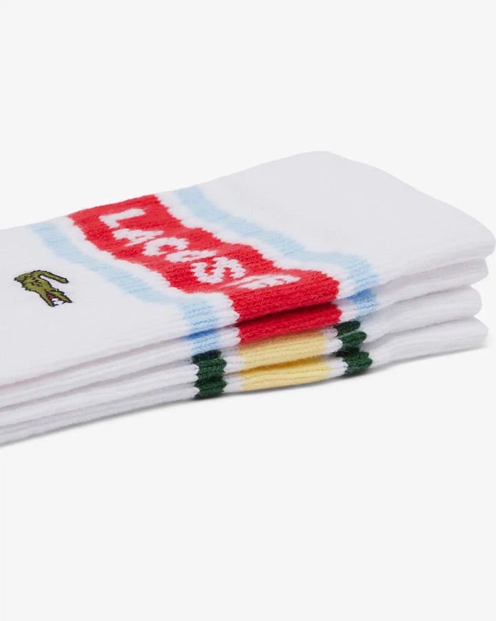 Lacoste Unisex 2-Pack Ribbed Cotton Socks