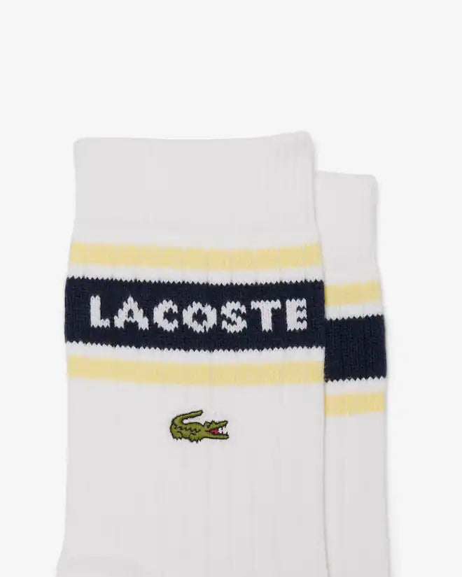 Lacoste Unisex 2-Pack Ribbed Cotton Socks