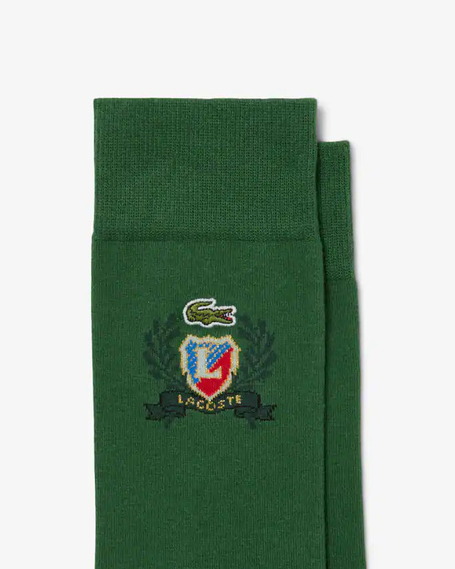 Lacoste Unisex Shield Accent Socks