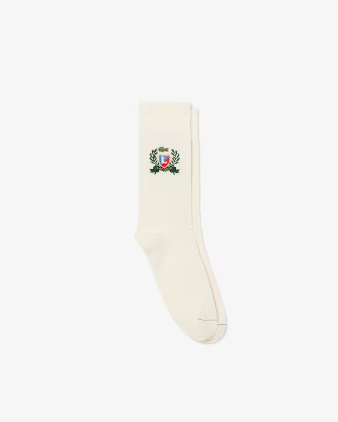 Lacoste Unisex Shield Accent Socks