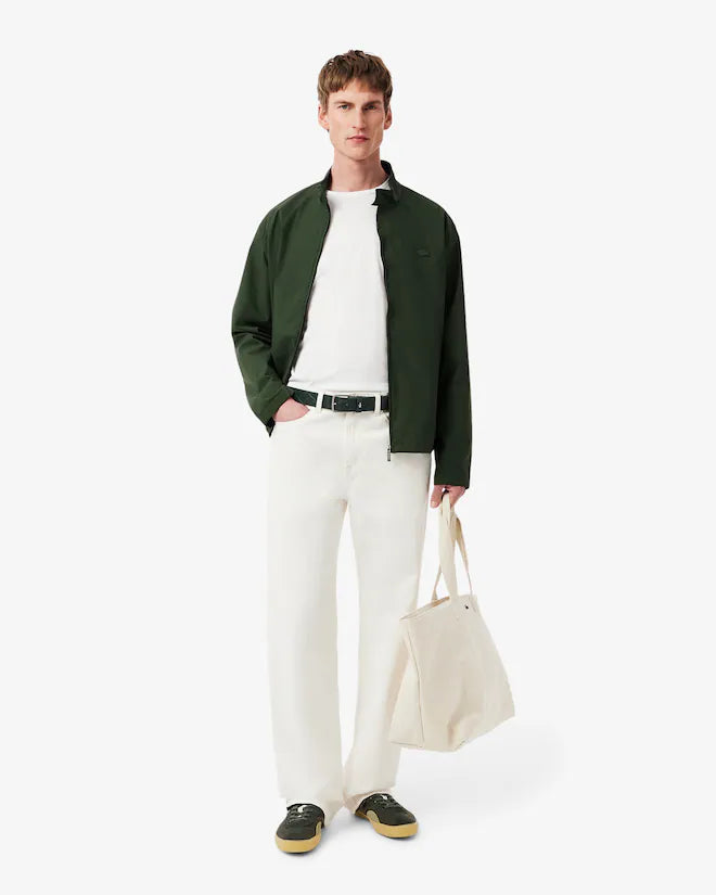 Lacoste Men's Monogram Leather Belt