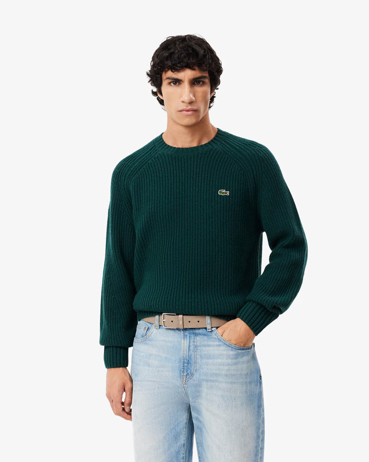 Lacoste Men's Monogram Leather Belt