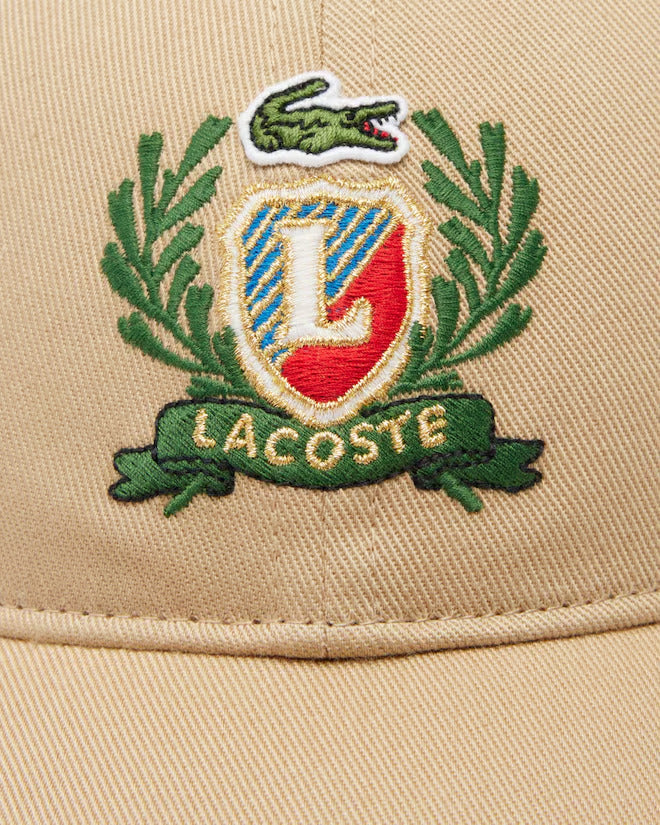 Lacoste Unisex Adjustable Embroidered Twill Cap