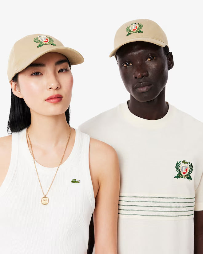 Lacoste Unisex Adjustable Embroidered Twill Cap