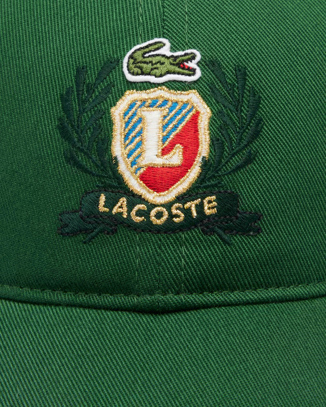 Lacoste Unisex Adjustable Embroidered Twill Cap