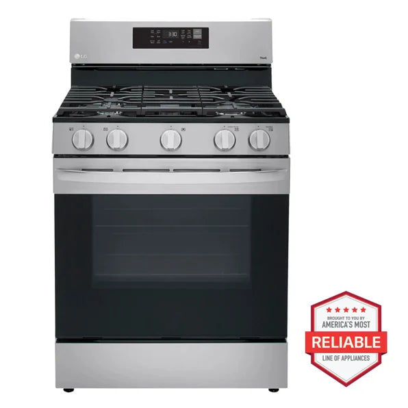 LG LRGL5823S 5.8 cu ft. Smart Wi-Fi Enabled Fan Convection Gas Range with Air Fry & EasyClean®