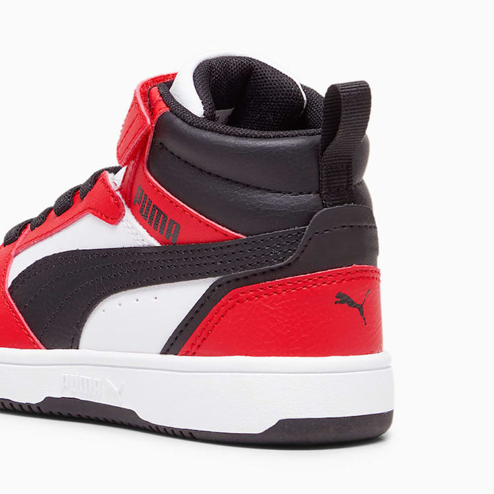 PUMA Rebound V6 Little Kids' Alternate Closure Mid Top Sneakers