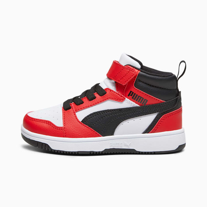 PUMA Rebound V6 Little Kids' Alternate Closure Mid Top Sneakers