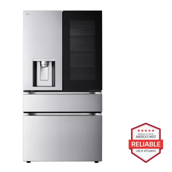 LG LF29S8250S 29 cu. ft. Smart InstaView® Standard-Depth MAX™ 4-Door French Door Refrigerator with Full-Convert Drawer™