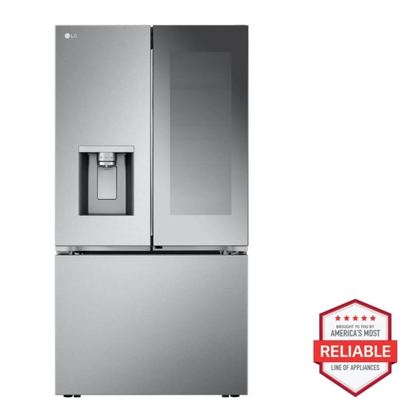 LG LRYKC2606S 26 cu. ft. Counter-Depth French Door Refrigerator - Stainless Steel