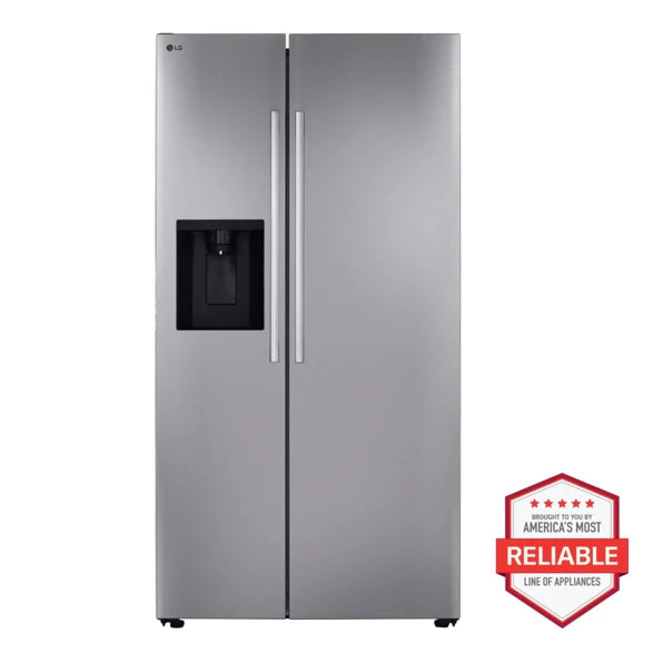 LG  27 cu. ft. Standard-Depth, Side-by-side Refrigerator, with Ice and Water and Bar Handle Design