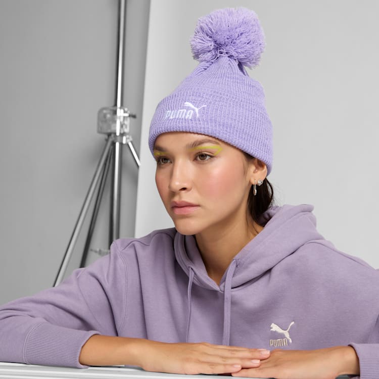 PUMA #1 Logo Women's Ribbed Knit Beanie