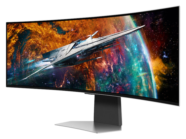 Samsung 49" Odyssey QD-OLED G9 (G95SC) DQHD 240Hz 0.03ms G-Sync Compatible Curved Smart Gaming Monitor