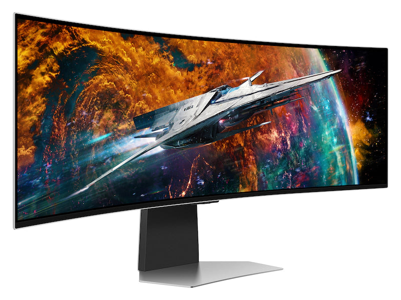 Samsung 49" Odyssey QD-OLED G9 (G95SC) DQHD 240Hz 0.03ms G-Sync Compatible Curved Smart Gaming Monitor