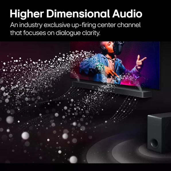 LG S70TY S70TY LG Soundbar for TV with Dolby Atmos® 3.1.1 channel