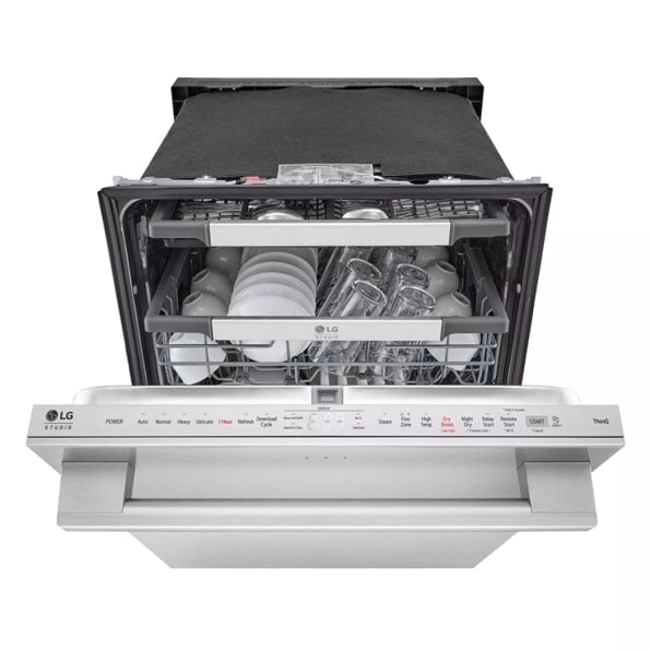 LG SDWB24S3 LG STUDIO Smart Top Control Dishwasher with 1-Hour Wash & Dry, QuadWash® Pro, TrueSteam® and Dynamic Heat Dry™
