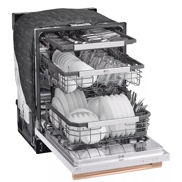 LG SDWB24W3 LG STUDIO Smart Top Control Dishwasher with 1-Hour Wash & Dry, QuadWash® Pro, TrueSteam® and Dynamic Heat Dry™
