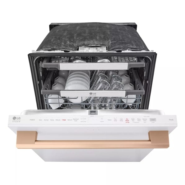 LG SDWB24W3 LG STUDIO Smart Top Control Dishwasher with 1-Hour Wash & Dry, QuadWash® Pro, TrueSteam® and Dynamic Heat Dry™